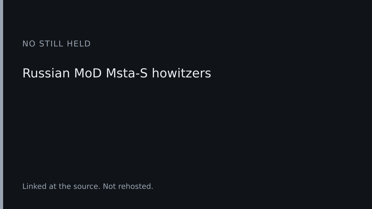 No still is held. The source is a Russian Ministry of Defence page.