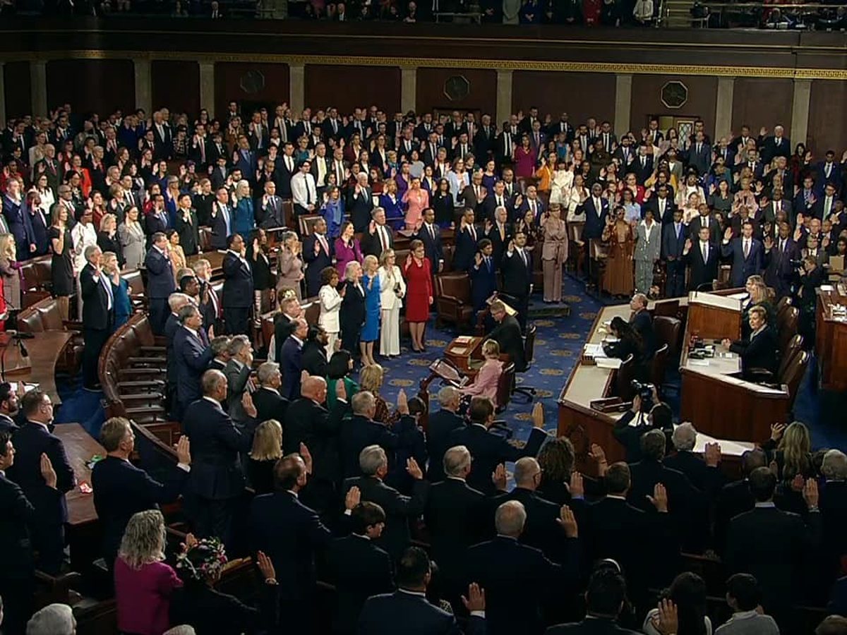 File, Jan 3, 2025: House members sworn in for the 119th Congress · not from this incident