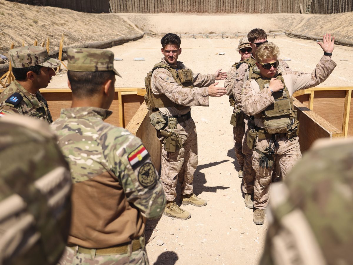 File, Sep 3, 2025: Egyptian and Saudi SOF train at BRIGHT STAR 25, Ras Al Tin · not from this speech