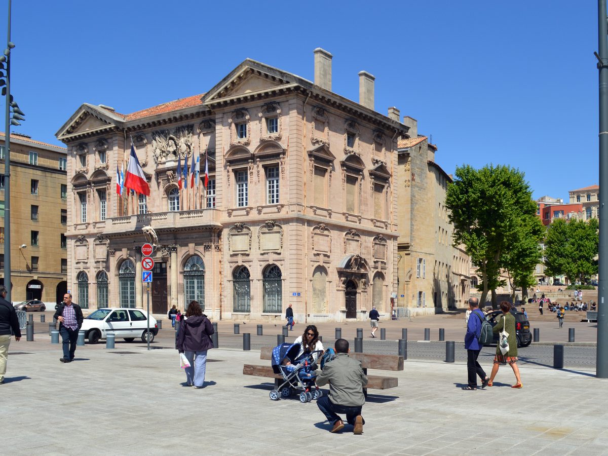 File, May 2015: Marseille city hall from Quai du Port · not from the Oct 17 storming