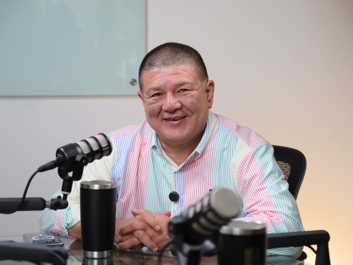 File, Jul 2026: César Jáuregui Moreno during an interview · not from Oct 17