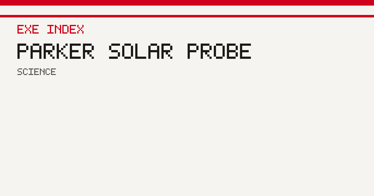 Parker Solar Probe