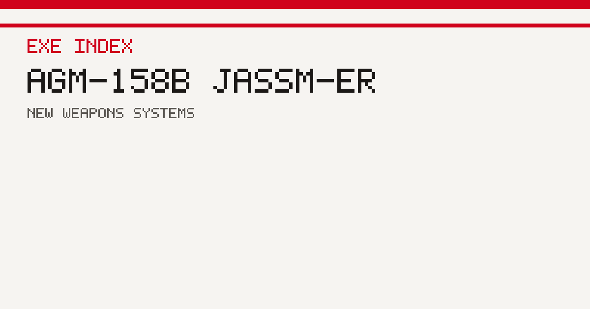 AGM-158B JASSM-ER